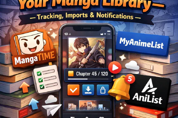 Meilleure application pour gérer votre bibliothèque de manga — Suivi, importations et notifications