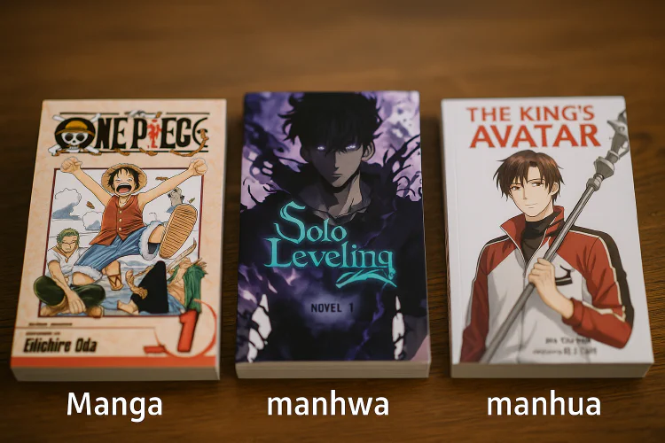 Différence entre manga, manhwa et manhua