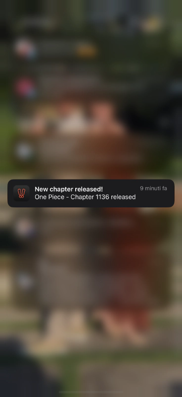 MangaTime Notification Example