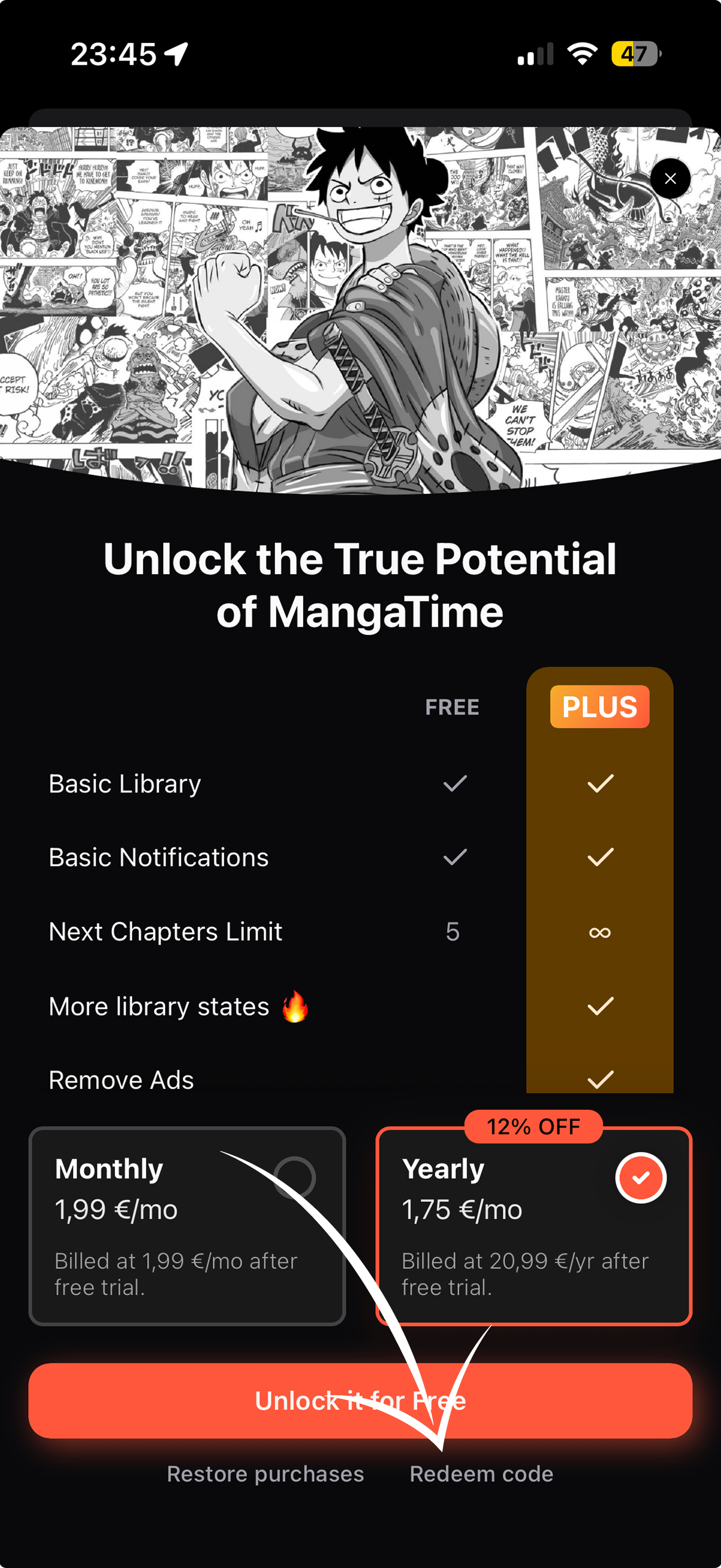 Resgatar Código