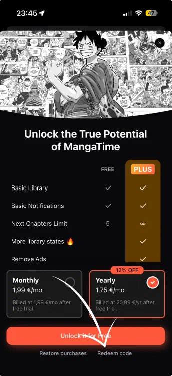 Resgatar Código