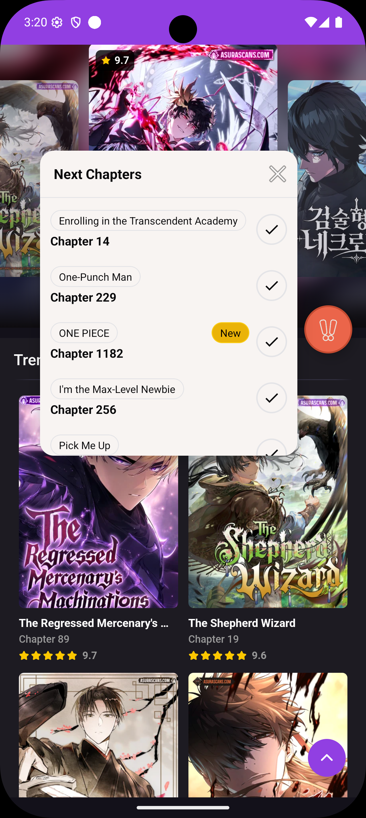 Bulle Mode Binge Reading