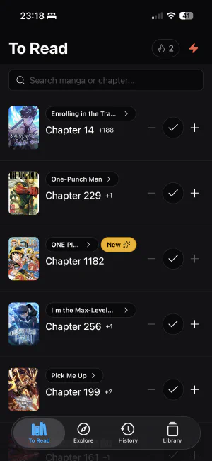 Binge Reading Mode