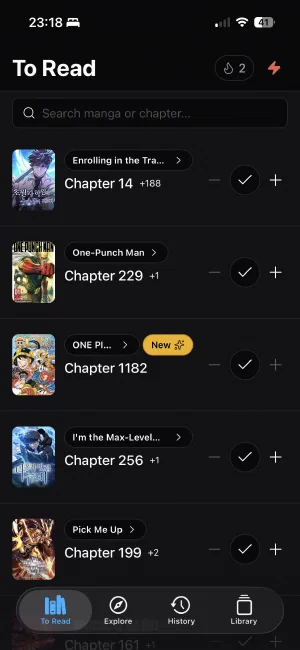 Binge Reading Mode