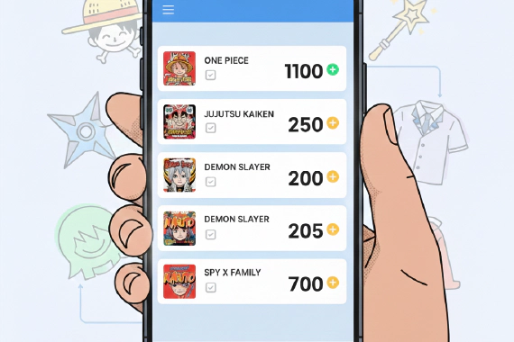 Rastrea capítulos de manga a través de series sin hojas de cálculo