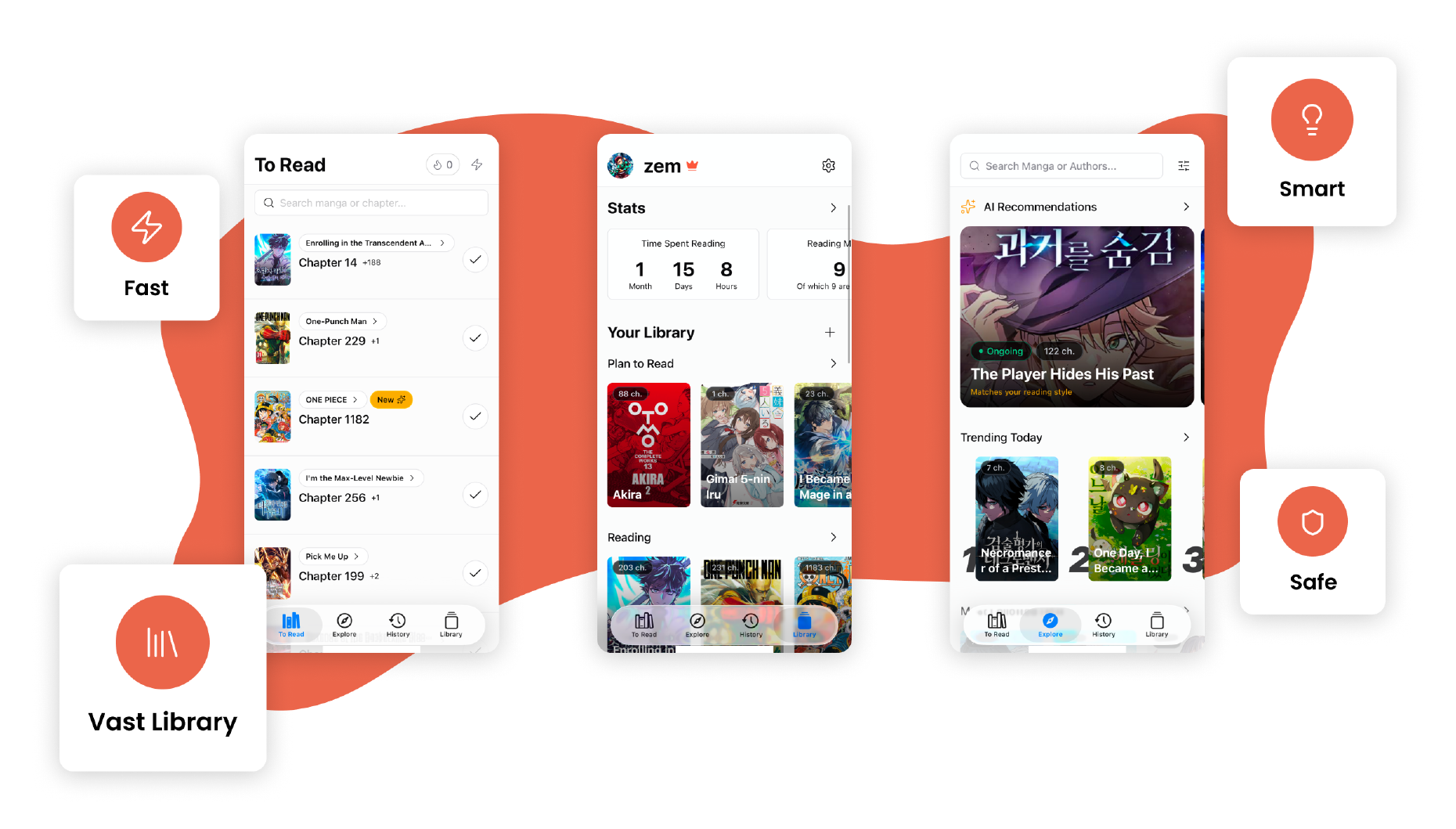 MangaTime is the best<br/>app to track manga