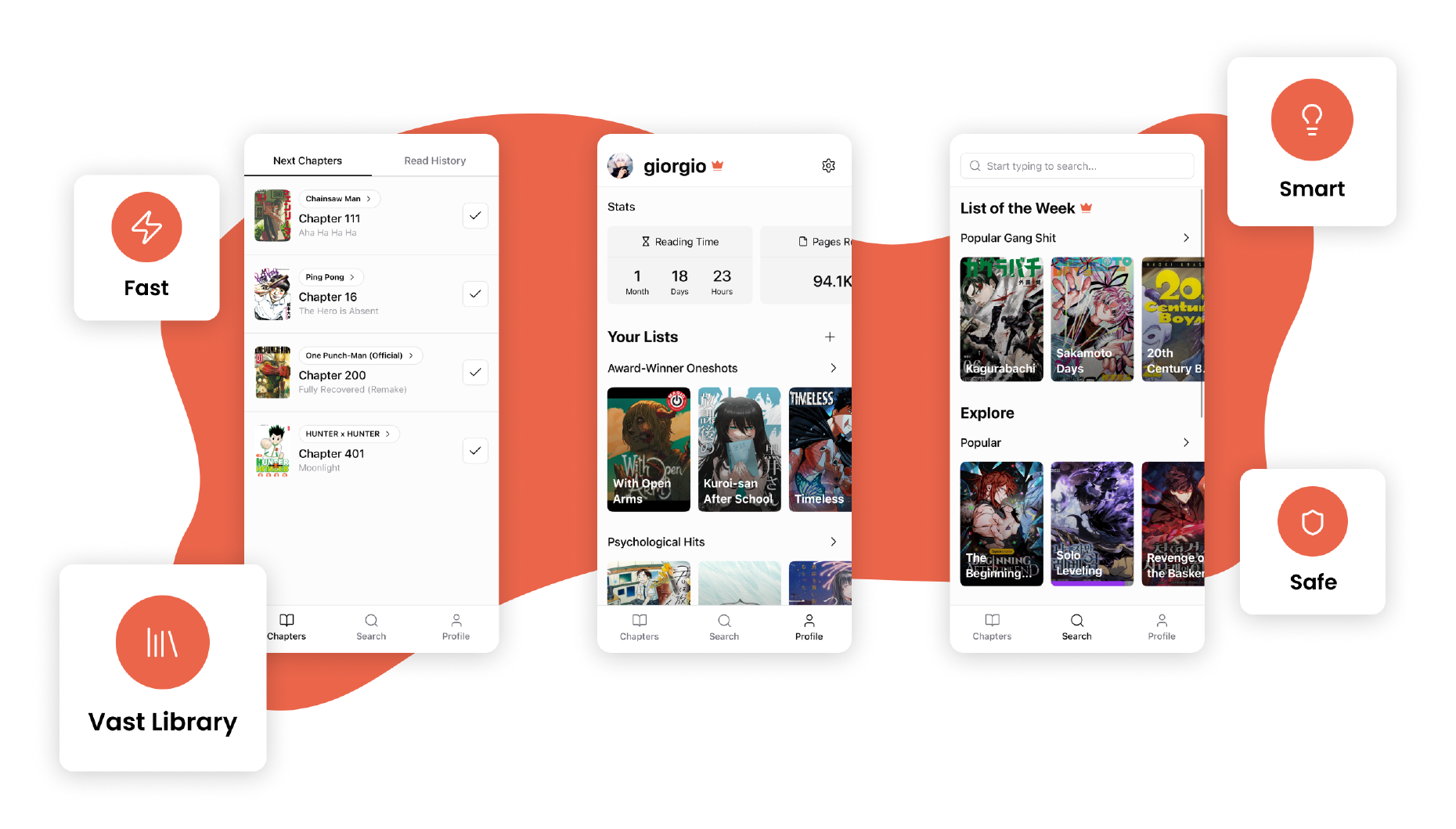 MangaTime is the best<br/>app to track manga